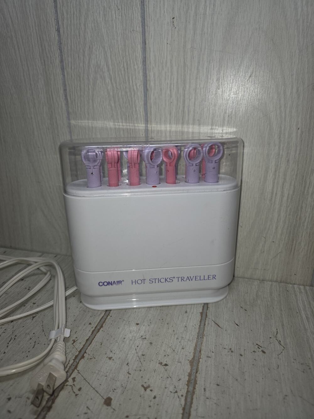 Vtg 1988 Conair Hot Sticks 14 Flexible Rollers Travel Heat Curlers 2 Sizes Works